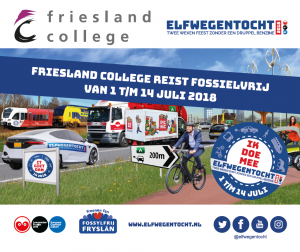 Screenshot spandoek Friesland College
